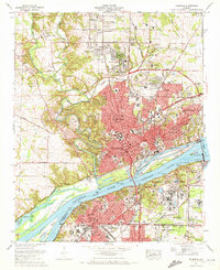 Florence 1971 topographic map thumbnail