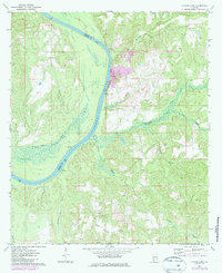 Flynns Lake 1972 topographic map thumbnail