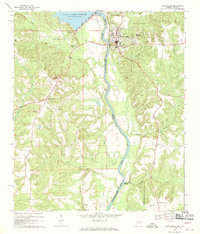 Fort Gaines topographic map thumbnail