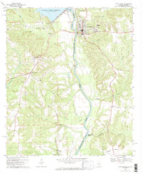 Fort Gaines 1969 topographic map thumbnail