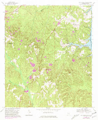 Fort Gaines NW 1969 topographic map thumbnail