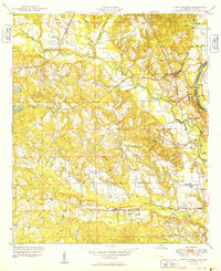Fort Mitchell 1949 topographic map thumbnail