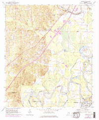 Fosters 1969 topographic map thumbnail