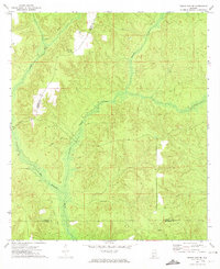 Frisco City SE 1972 topographic map thumbnail