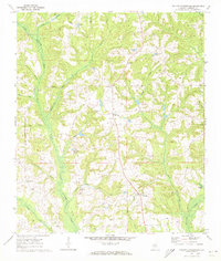 Fullers Crossroads 1971 topographic map thumbnail