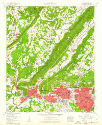 Gadsden 1959 topographic map thumbnail