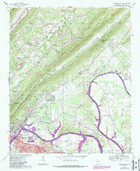 Gadsden East 1967 topographic map thumbnail