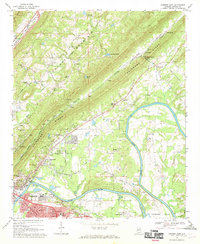 Gadsden East 1967 topographic map thumbnail