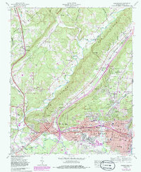 Gadsden West 1959 topographic map thumbnail