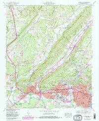 Gadsden West 1959 topographic map thumbnail