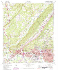 Gadsden West 1959 topographic map thumbnail