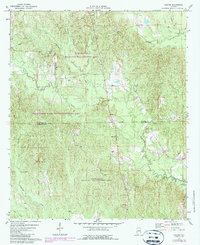 Gaston 1971 topographic map thumbnail