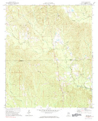 Gaston 1971 topographic map thumbnail