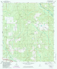Gateswood 1978 topographic map thumbnail