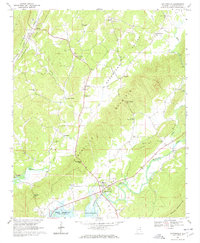 Gaylesville 1967 topographic map thumbnail