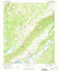 Gaylesville 1967 topographic map thumbnail