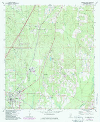 Georgiana East 1971 topographic map thumbnail
