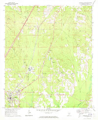Georgiana East 1971 topographic map thumbnail