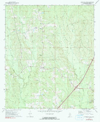 Georgiana West 1971 topographic map thumbnail