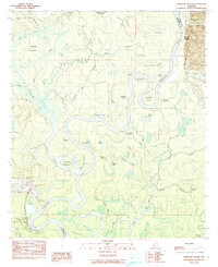 Ginhouse Island 1984 topographic map thumbnail