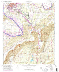 Glencoe 1956 topographic map thumbnail