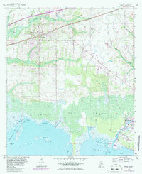 Grand Bay 1958 topographic map thumbnail