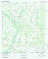 Grangeburg 1970 topographic map thumbnail