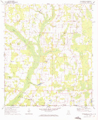 Grangeburg 1970 topographic map thumbnail