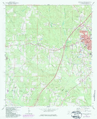 Greenville West 1971 topographic map thumbnail