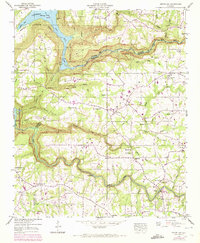 Grove Oak 1946 topographic map thumbnail