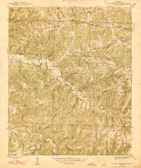 Guinn Cross Roads 1947 topographic map thumbnail