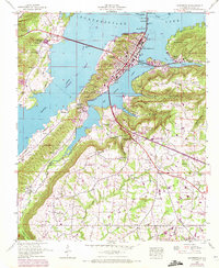 Guntersville 1948 topographic map thumbnail