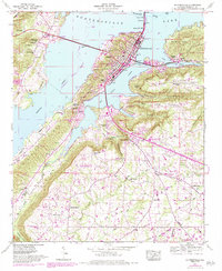 Guntersville 1948 topographic map thumbnail