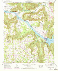 Guntersville Dam 1948 topographic map thumbnail