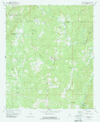 Hackneyville 1969 topographic map thumbnail