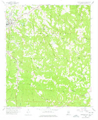 Haleyville East 1958 topographic map preview