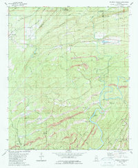 Halfmile Shoals 1980 topographic map thumbnail