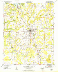 Hartselle 1951 topographic map thumbnail