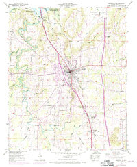 Hartselle 1949 topographic map thumbnail