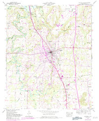 Hartselle 1949 topographic map thumbnail