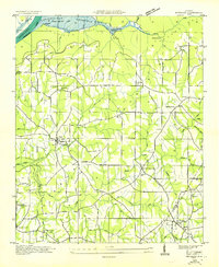 Henagar 1936 topographic map preview