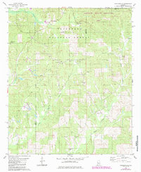 Hogglesville 1980 topographic map thumbnail