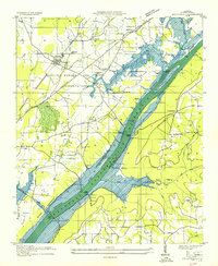 Hollywood 1936 topographic map thumbnail