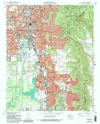 Huntsville 1975 topographic map thumbnail