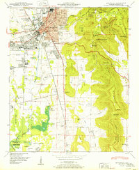 Huntsville 1950 topographic map thumbnail