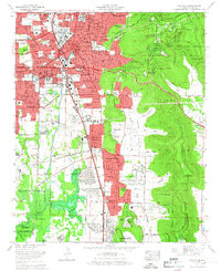 Huntsville 1964 topographic map thumbnail