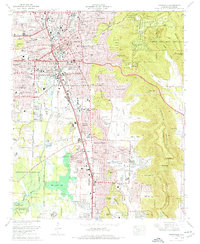 Huntsville 1975 topographic map thumbnail