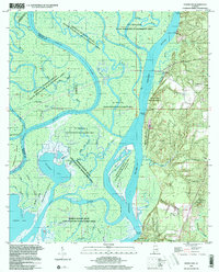 Hurricane 1997 topographic map thumbnail