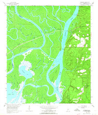 Hurricane 1953 topographic map preview