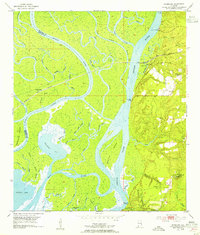 Hurricane 1953 topographic map preview